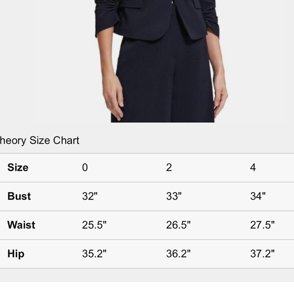 Theory Shrunken Blazer in Seersucker - Picture 7 of 13